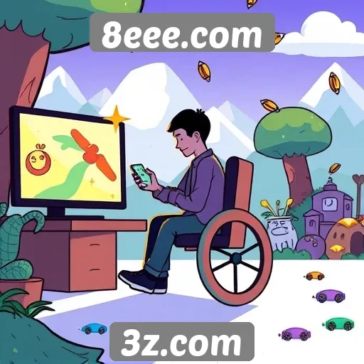 Acessibilidade e compatibilidade do site de jogos 8eee.com